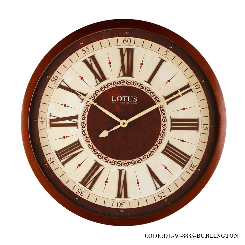 ساعت دیواری مدرن رومی مدل BURLINGTON