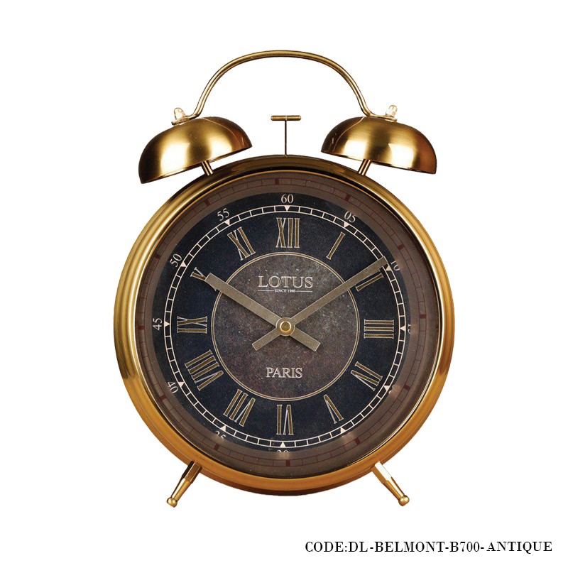 ساعت رومیزی شماطه دار لوکس مدل BELMONT عتیقه