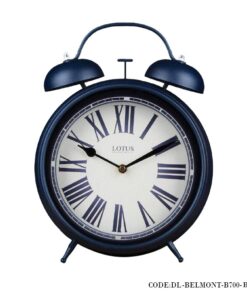 ساعت رومیزی شماطه دار نوستالژی مدل BELMONT آبی