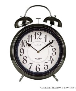 ساعت رومیزی شماطه دار مدل BELMONT خاکستری