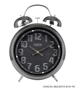 ساعت رومیزی عدد انگلیسی مدل BELMONT سیلور