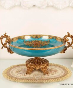 میوه خوری سلطنتی پایه دار آبی سری 007