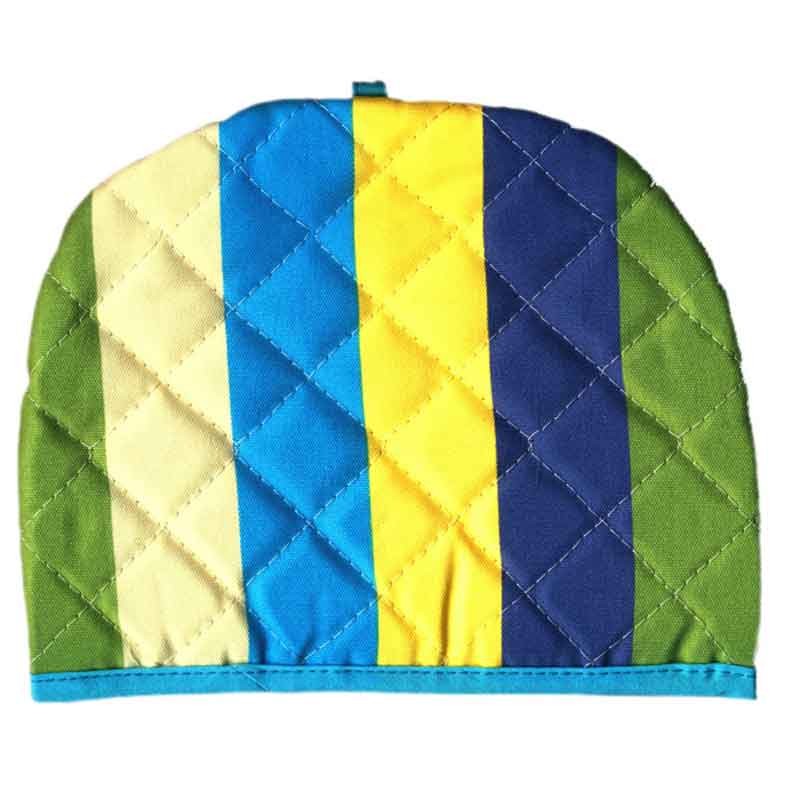 رو قوری پارچه ای طرح رابید آبی