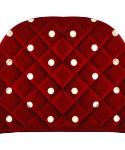 رو قوری پارچه ای آشپزخانه طرح خالدار قرمز