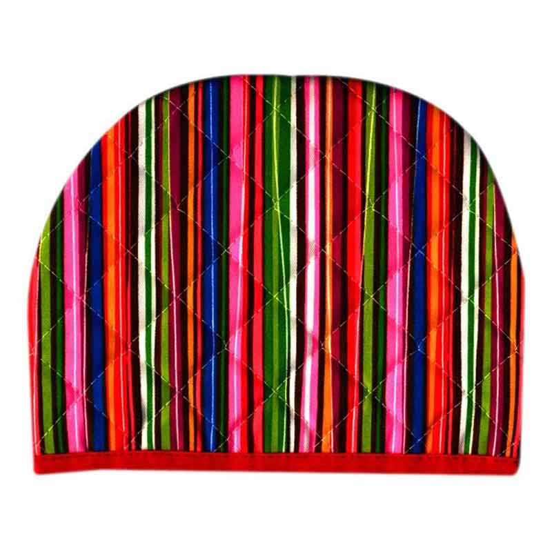 دم کنی قوری پارچه ای طرح راه راه الوان