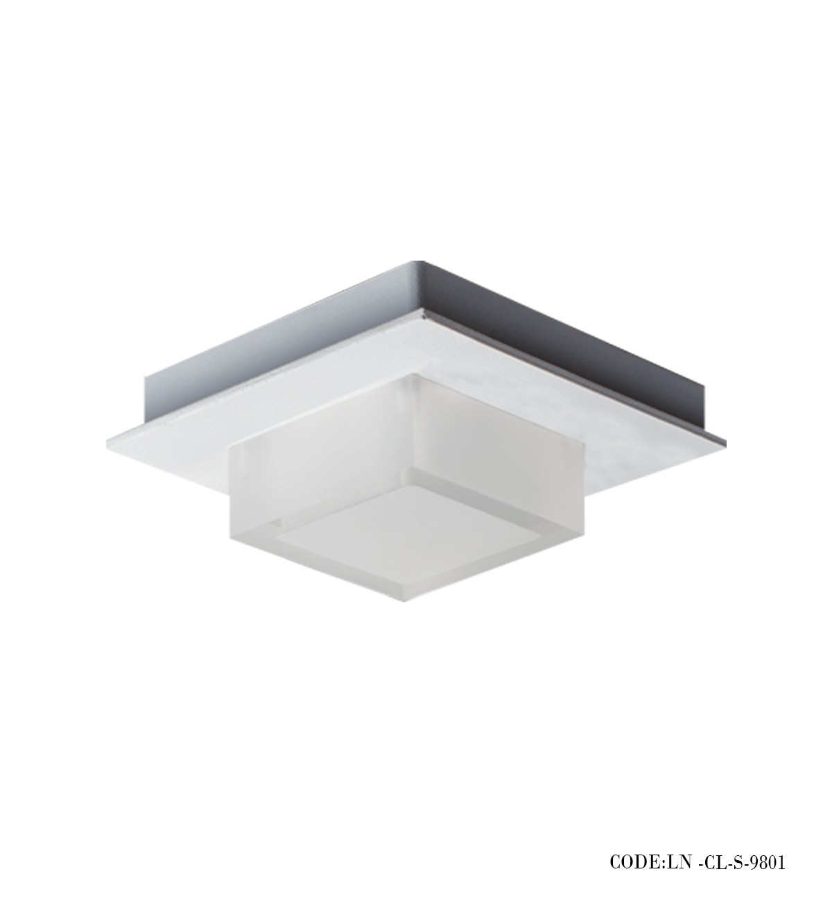 چراغ سقفی تک شعله مربع سری S