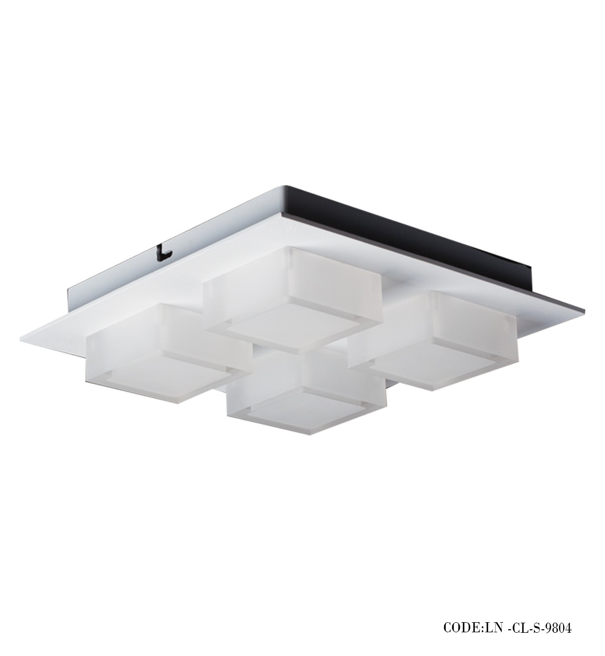 چراغ سقفی 4 شعله مربع سری S