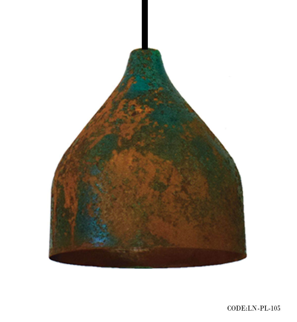 چراغ سقفی تک شعله مدرن مدل 105