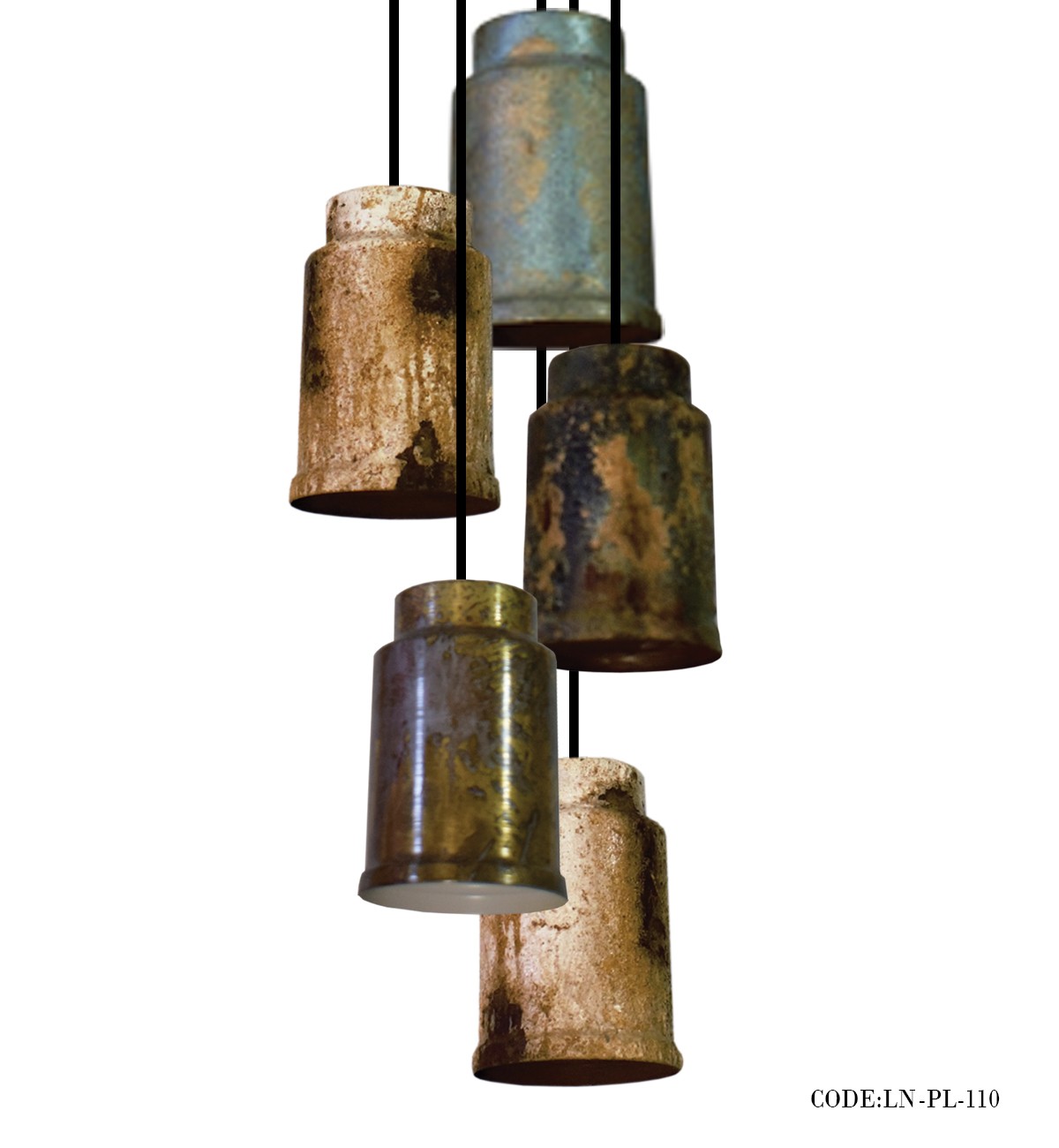 لوستر مدرن تک شعله مدل 110