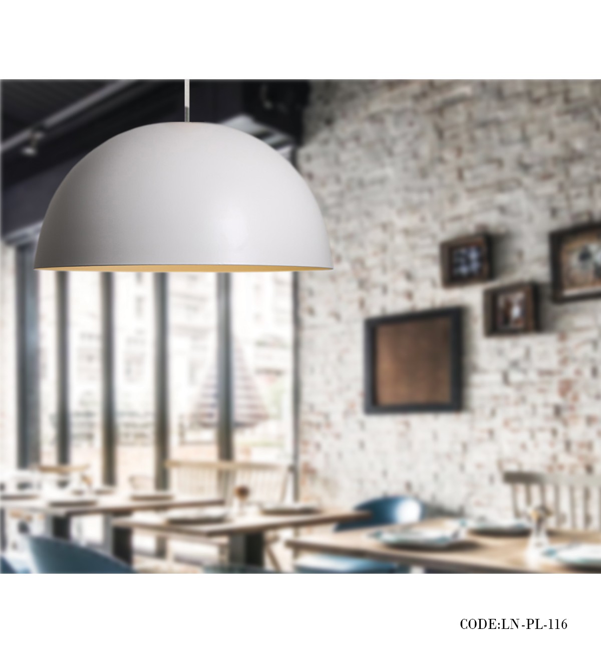 لوستر آشپزخانه تک شعله مدرن مدل 116