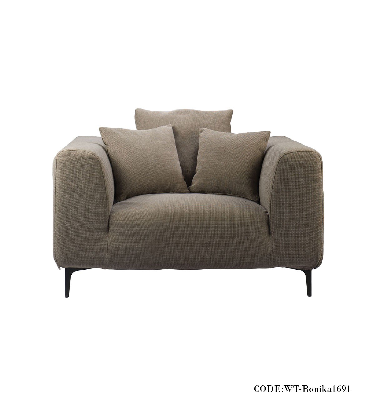 مبل تک نفره راحتی مدل RONIKA