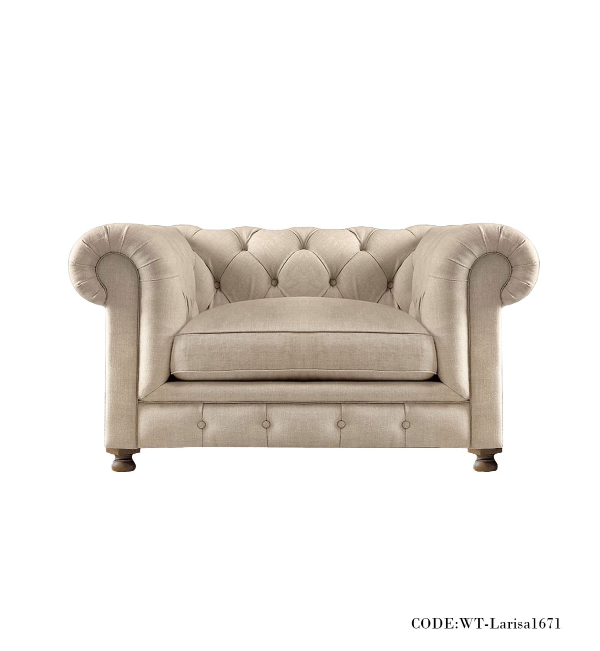 مبل راحتی تک نفره مدل LARISA