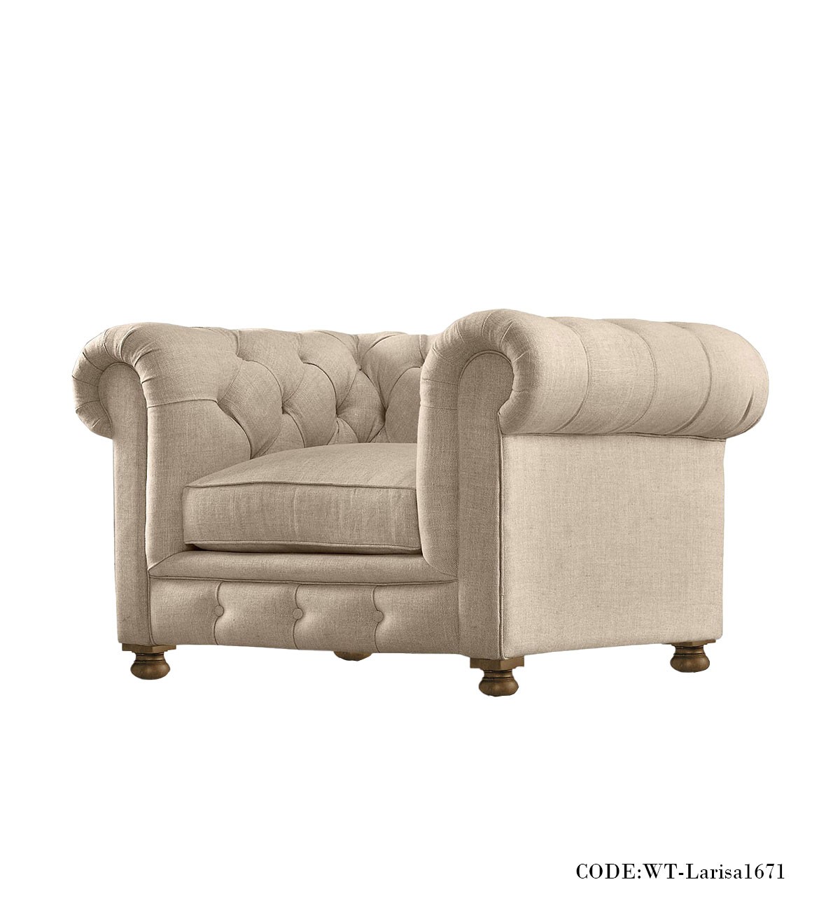 مبل راحتی تک نفره مدل LARISA