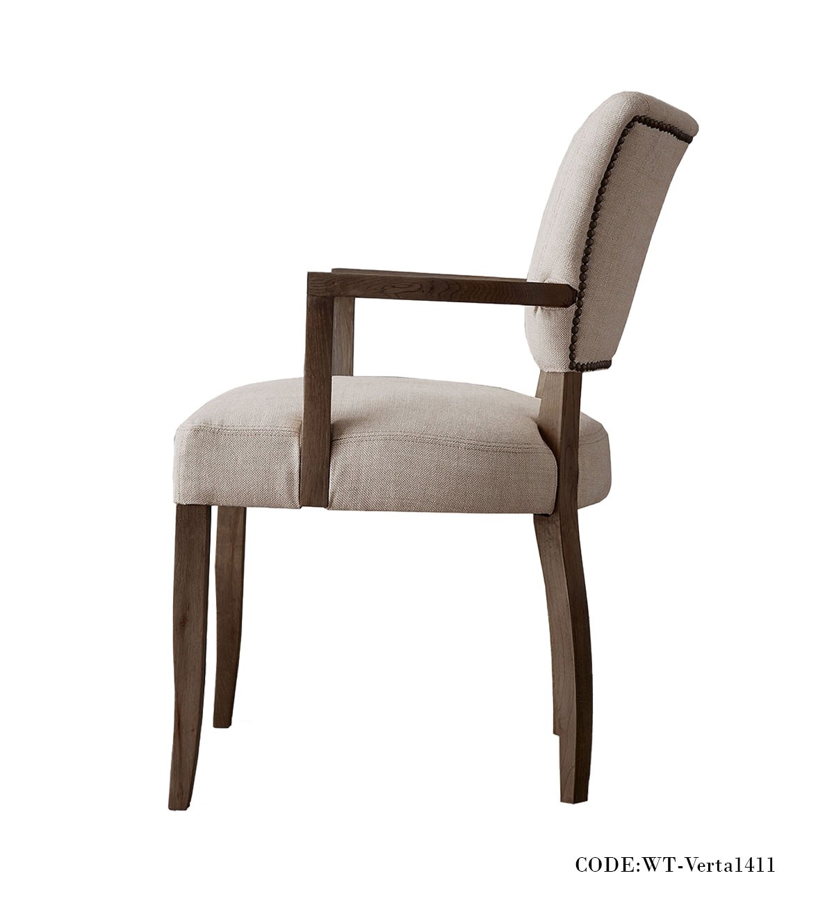 صندلی ناهار خوری دسته دار میزبان مدل VERTA