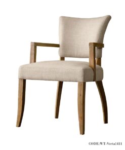 صندلی ناهار خوری دسته دار میزبان مدل VERTA