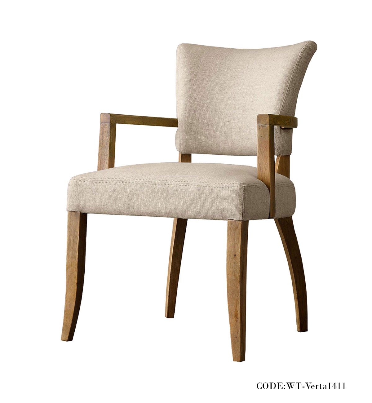 صندلی ناهار خوری دسته دار میزبان مدل VERTA