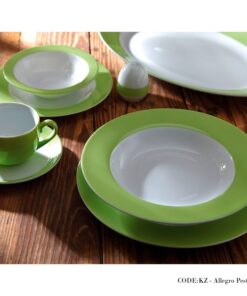 سرویس چینی 28 پارچه 6 نفره پسته سری آلگرو