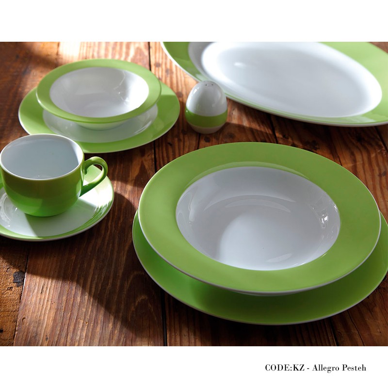 سرویس چینی 28 پارچه 6 نفره پسته سری آلگرو