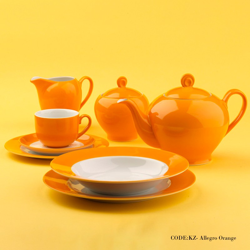 سرویس چینی 28 پارچه 6 نفره نارنج سری آلگرو