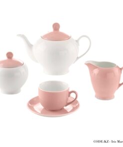 سرویس چای خوری 17 پارچه آیریس ماربل سری آلگرو