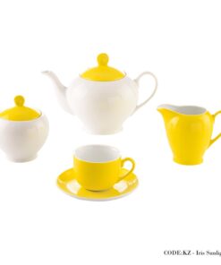 سرویس چای خوری 17 پارچه آیریس آفتاب سری آلگرو