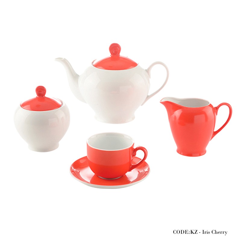 سرویس چای خوری 17 پارچه آیریس گیلاس سری آلگرو