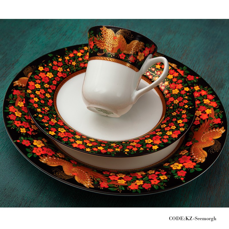 سرویس غذاخوری 108 پارچه سیمرغ سری شهرزاد