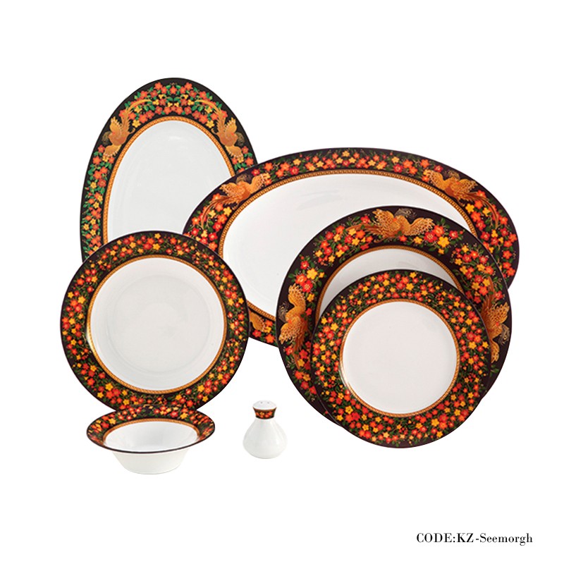 سرویس 35 پارچه غذاخوری سیمرغ سری شهرزاد