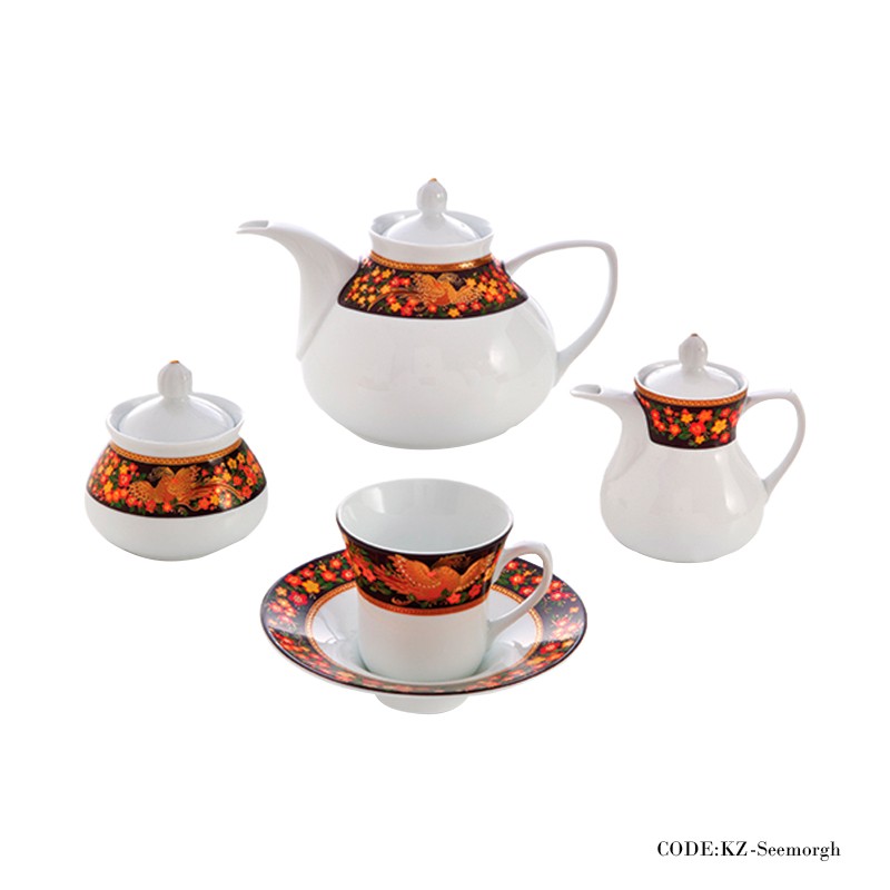 سرویس چای خوری 18 پارچه سیمرغ سری شهرزاد