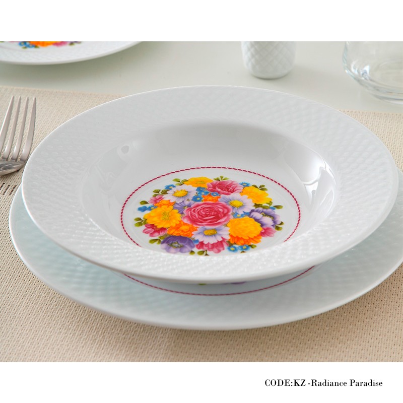 سرویس غذاخوری 28 پارچه پارادایز سری رادیانس