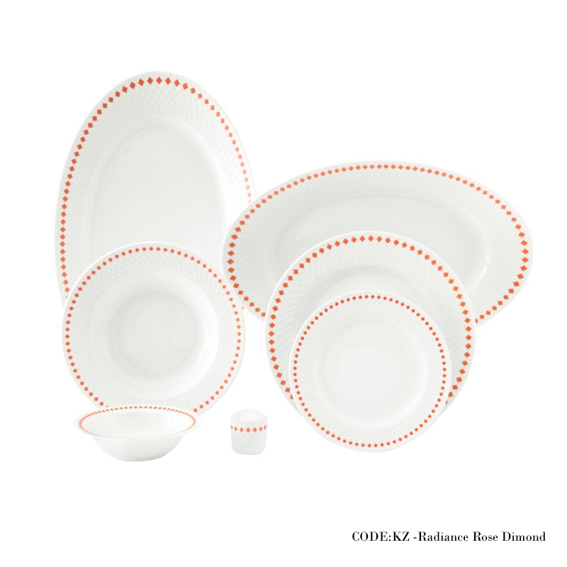 سرویس غذاخوری 28 پارچه رز دایموند سری رادیانس