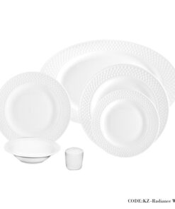 سرویس غذاخوری 28 پارچه سفید سری رادیانس