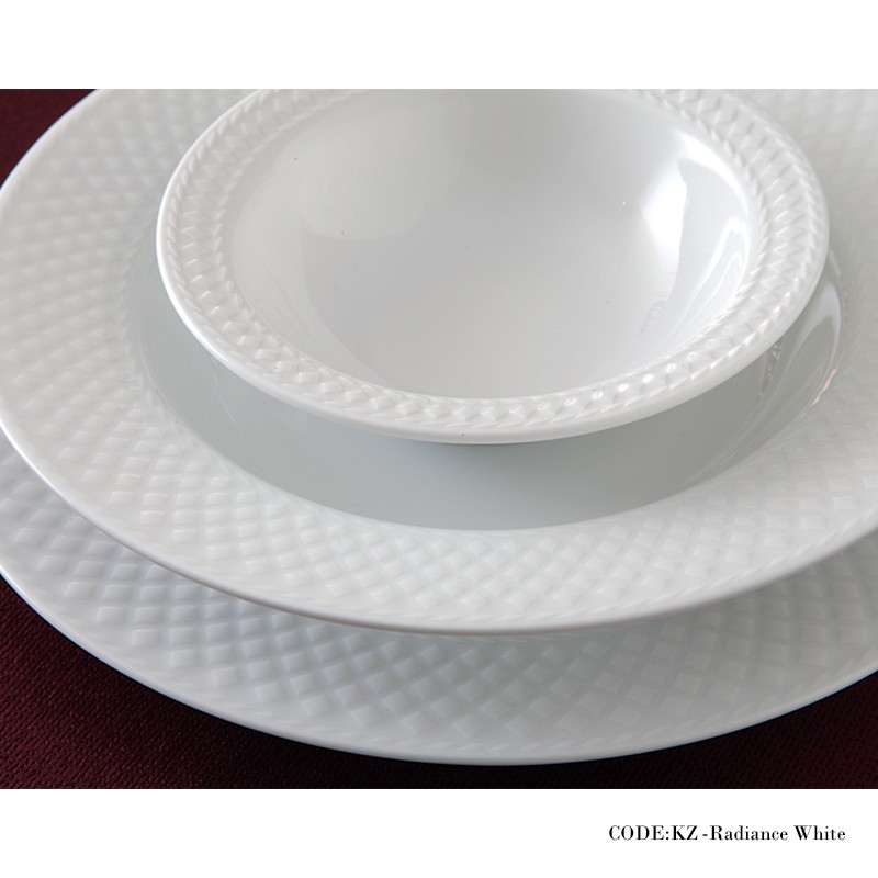 سرویس غذاخوری 28 پارچه سفید سری رادیانس