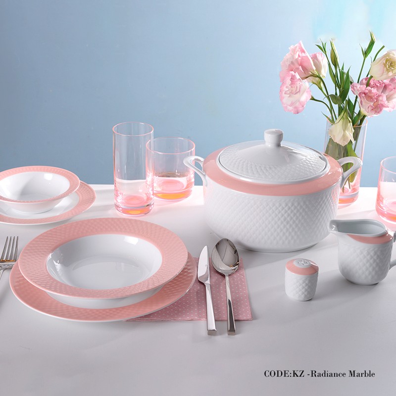 سرویس غذاخوری 102 پارچه ماربل سری رادیانس