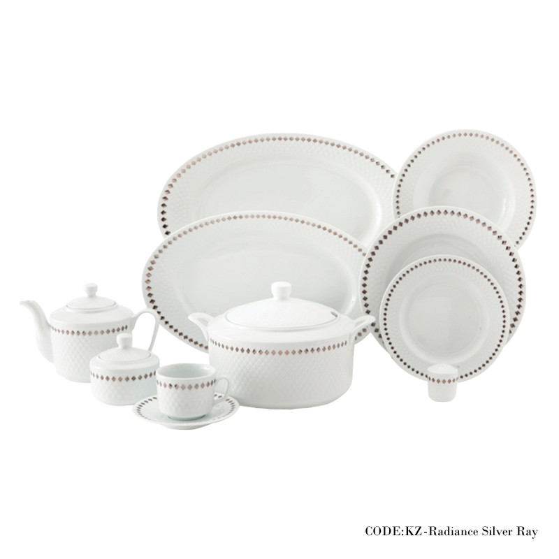 سرویس غذاخوری 102 پارچه سیلورری سری رادیانس