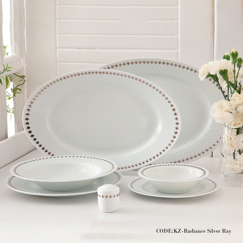 سرویس غذاخوری 102 پارچه سیلورری سری رادیانس