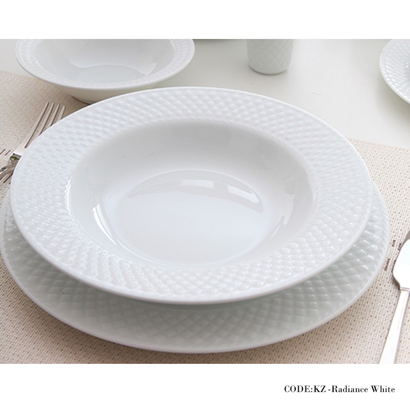 سرویس غذاخوری 102 پارچه سفید سری رادیانس
