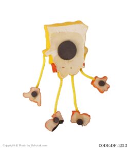 مجسمه آهنربایی باب اسفنجی مدل شلوار طوسی