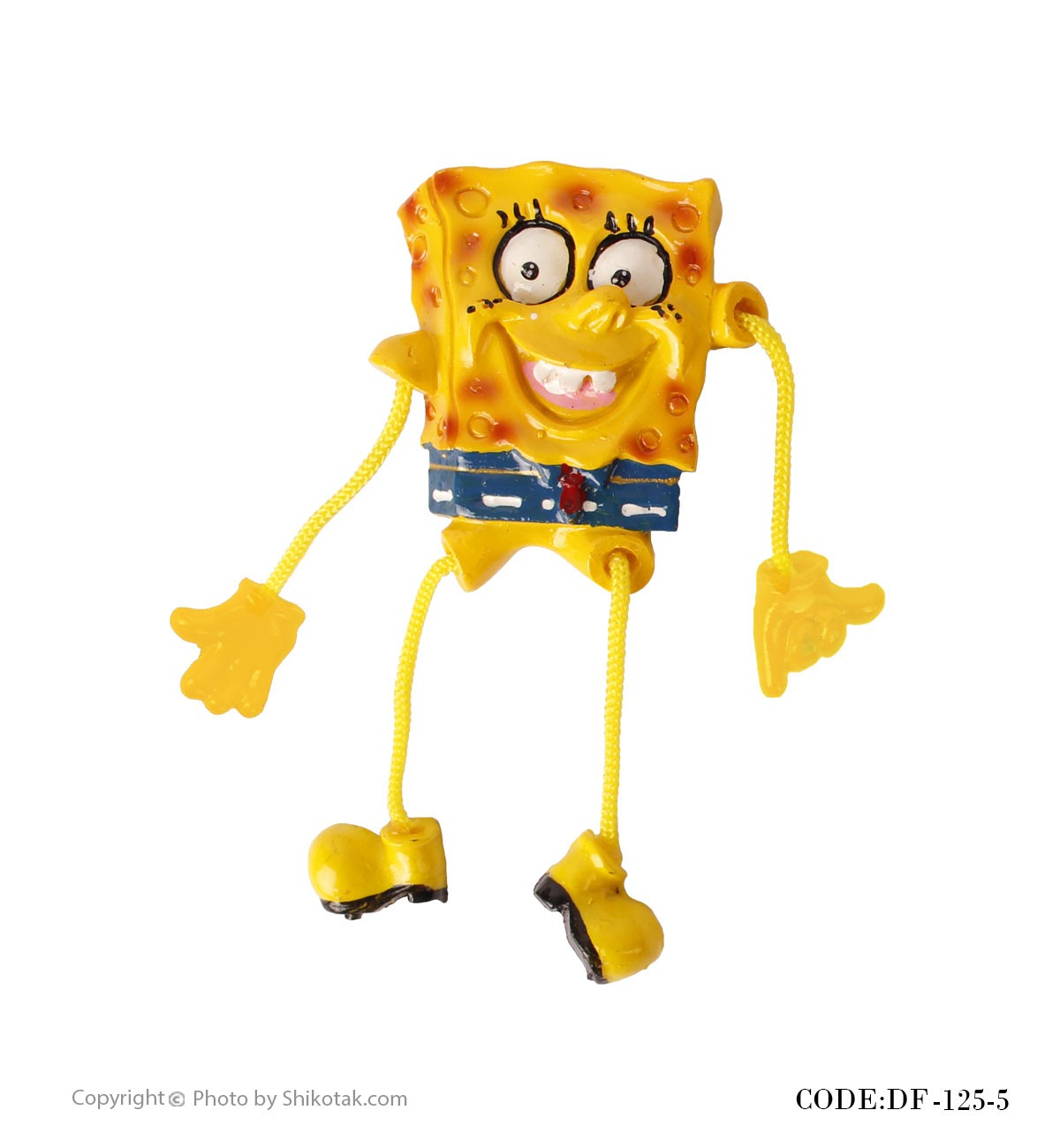 مجسمه آهنربایی باب اسفنجی مدل شلوار آبی