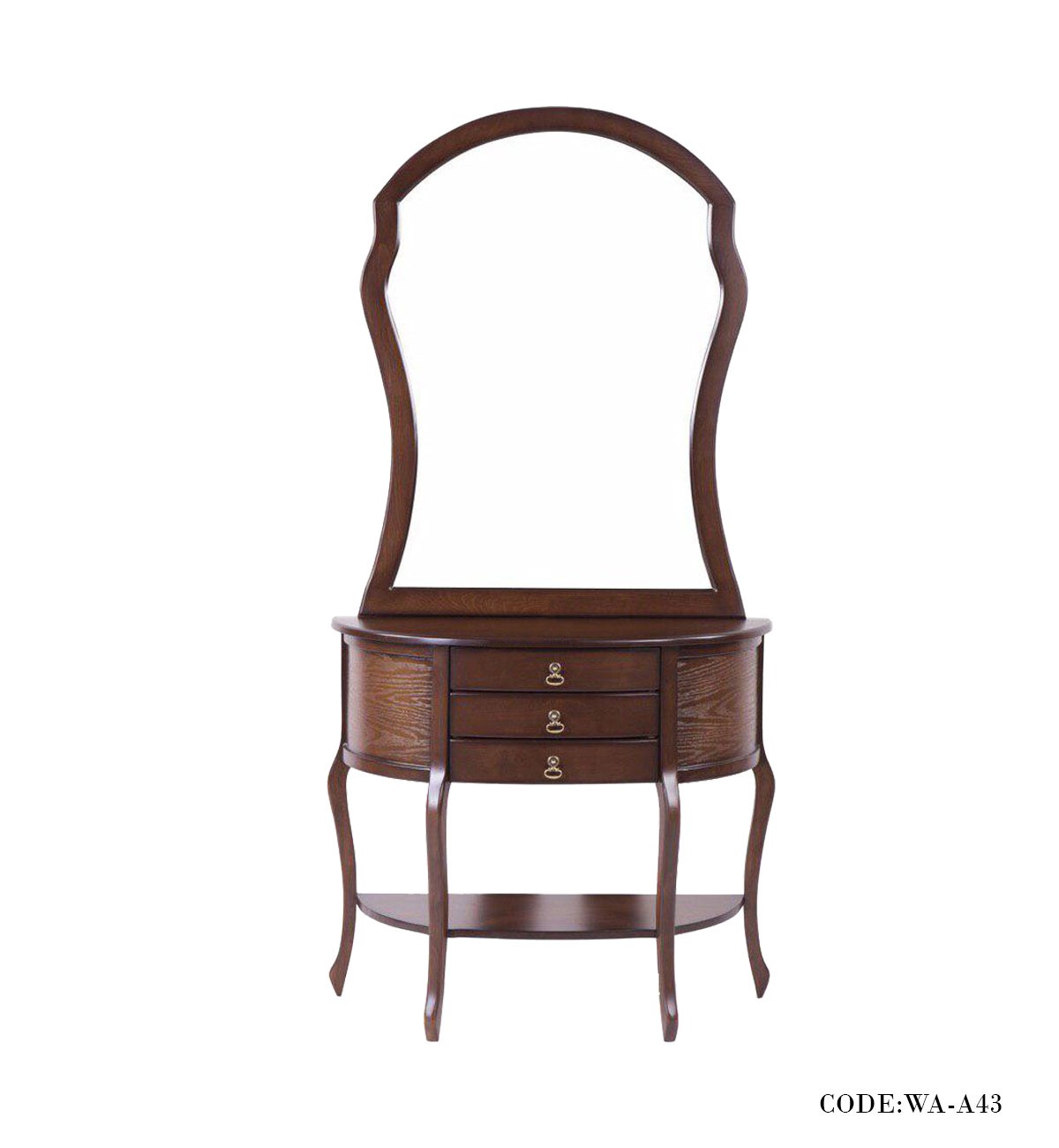 کنسول و آینه سه کشو سری A43