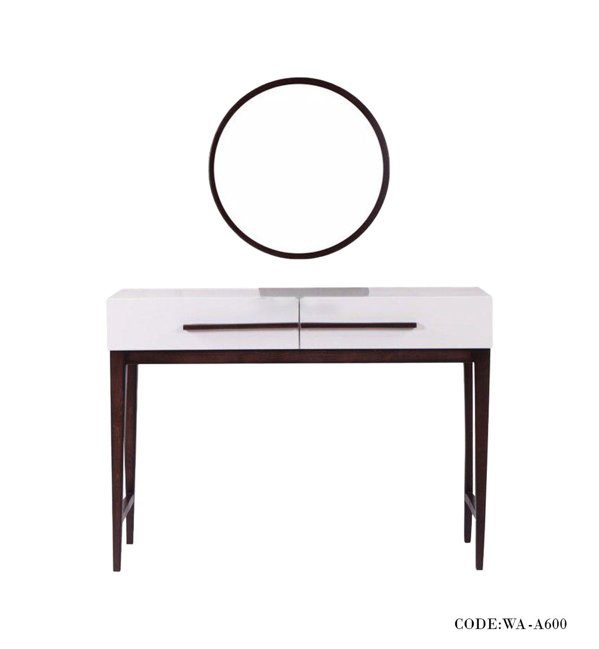 آینه و کنسول مدل آینه گرد سری A600