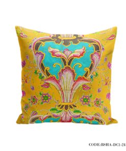 کاور کوسن سری سنتی طرح کاشی زرد