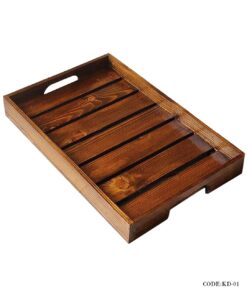 سینی چوبی مدل نرده ای