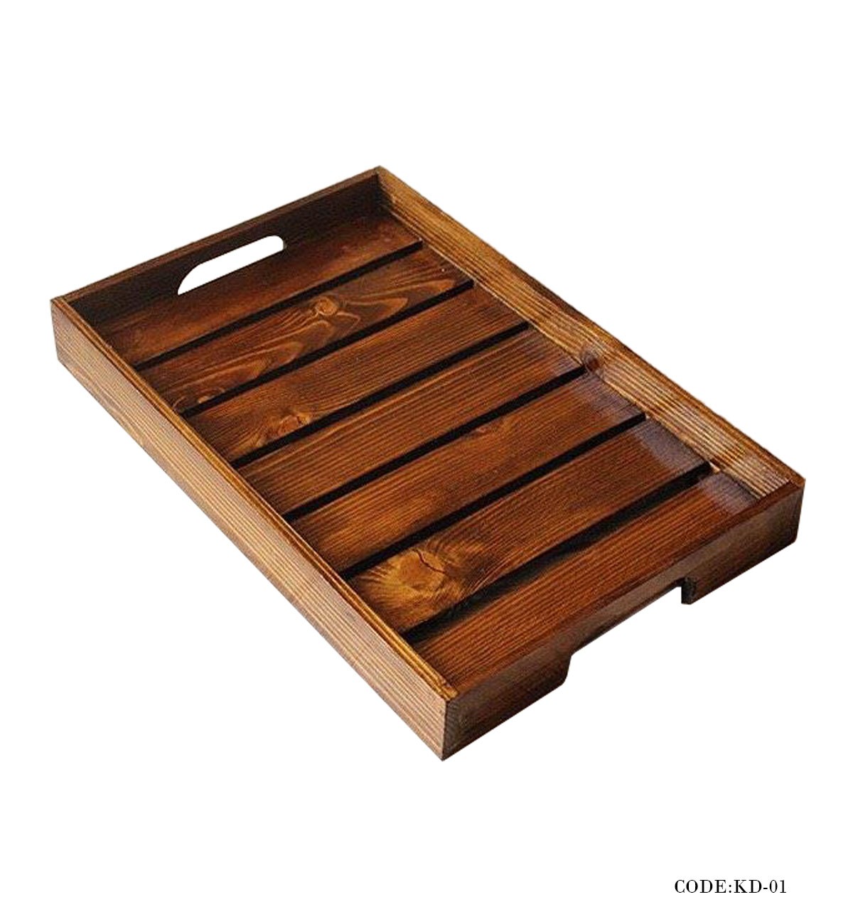 سینی چوبی مدل نرده ای