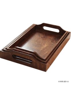 سینی چوبی سه عددی مدل بنفشه