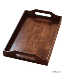 سینی چوبی تک مدل بنفشه