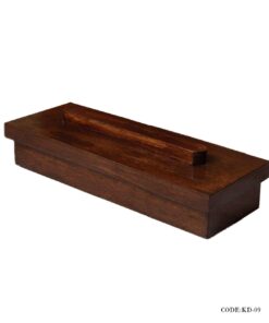 جعبه شکلات چوبی مستطیلی مدل یاس