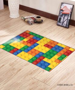 فرش اتاق پسرانه طرح لگو مدل Lego