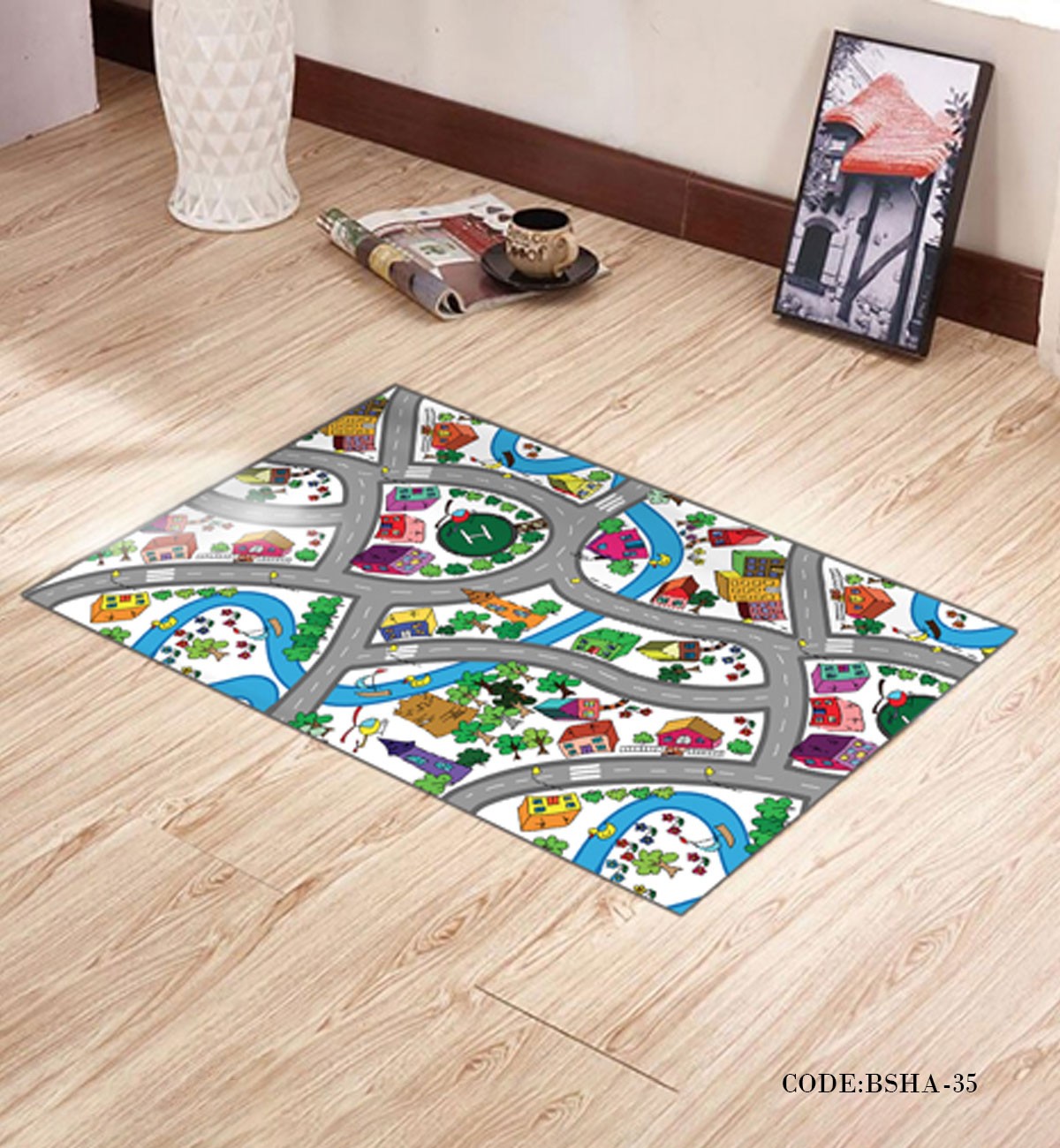 پادری اتاق کودک طرح خیابان مدل 35