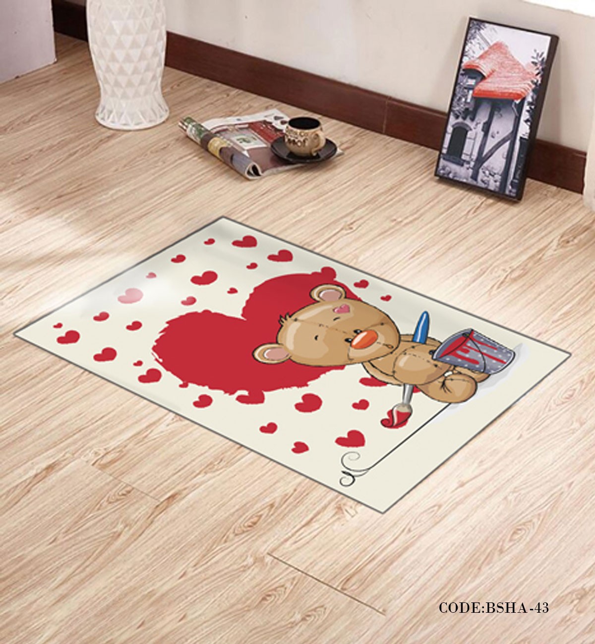 پادری اتاق کودک طرح خرس مدل 43